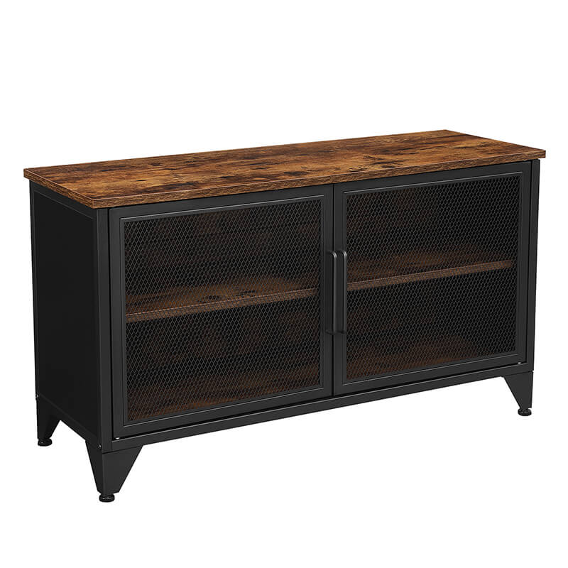 Black mesh on sale tv stand