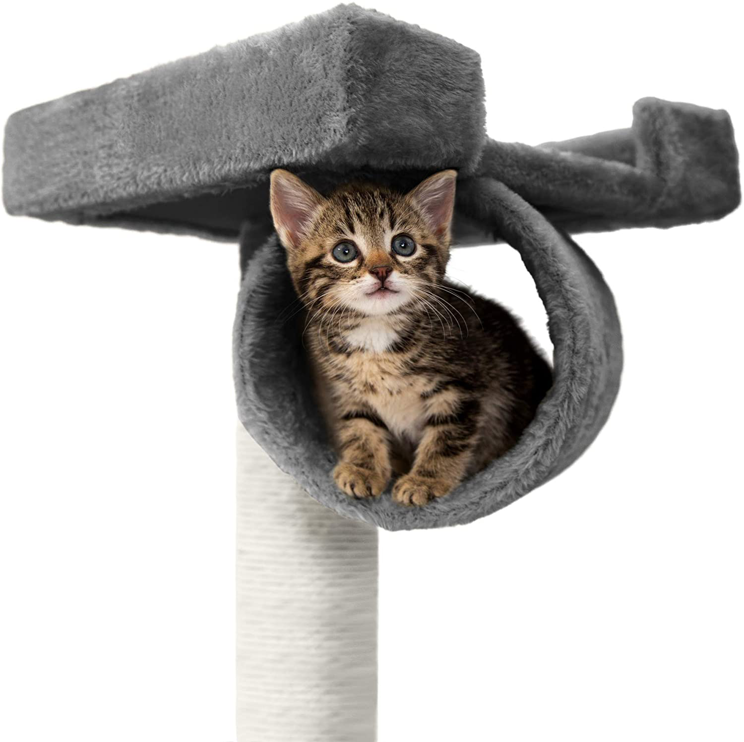 Cat Scratching Post with Many Cuddly and Play Possibilities 141 cm High Extra Wide Various Colours