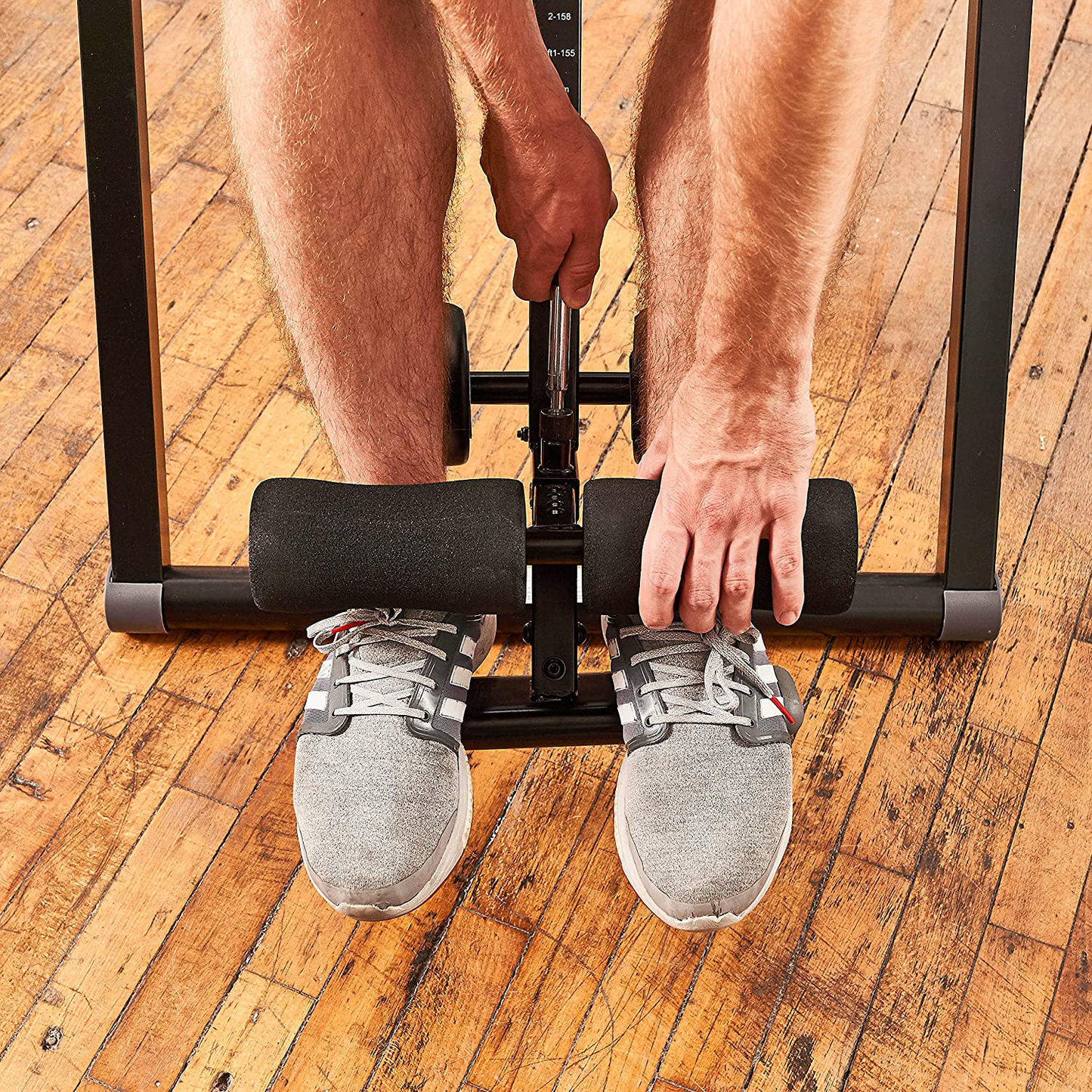 SportPlus Inversionsbank, klappbarer Schwerkrafttrainer, Inversion Table mit 6 Inversionswinkel, Streckbank zur Entlastung der Wirbelsäule, Nutzergewicht bis 135 kg, Rückenstrecker, Sicherheit geprüft