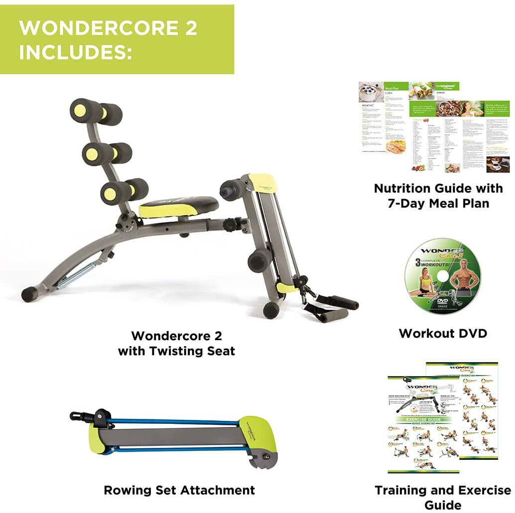 Wonder Core 2 with built in Twisting Seat and Rower