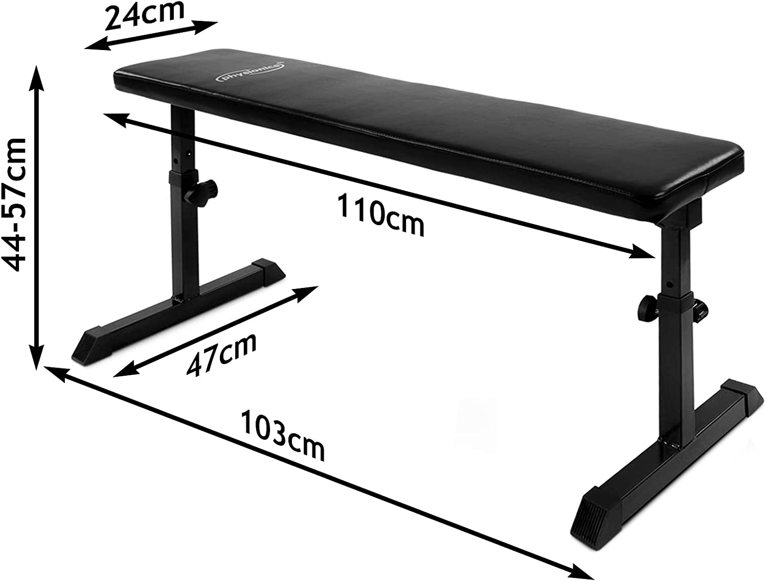 Height-Adjustable Weight Bench Max. User Weight 150 kg