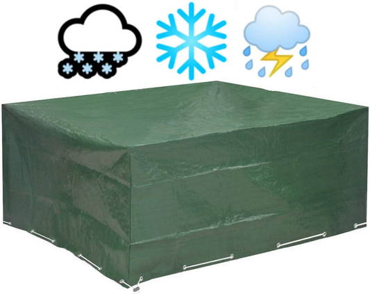 Protective Cover and Tarpaulin for Garden Furniture Cover 250 cm x 210 cm x 90 cm Rectangular Furniture and Garden Table Furniture Set