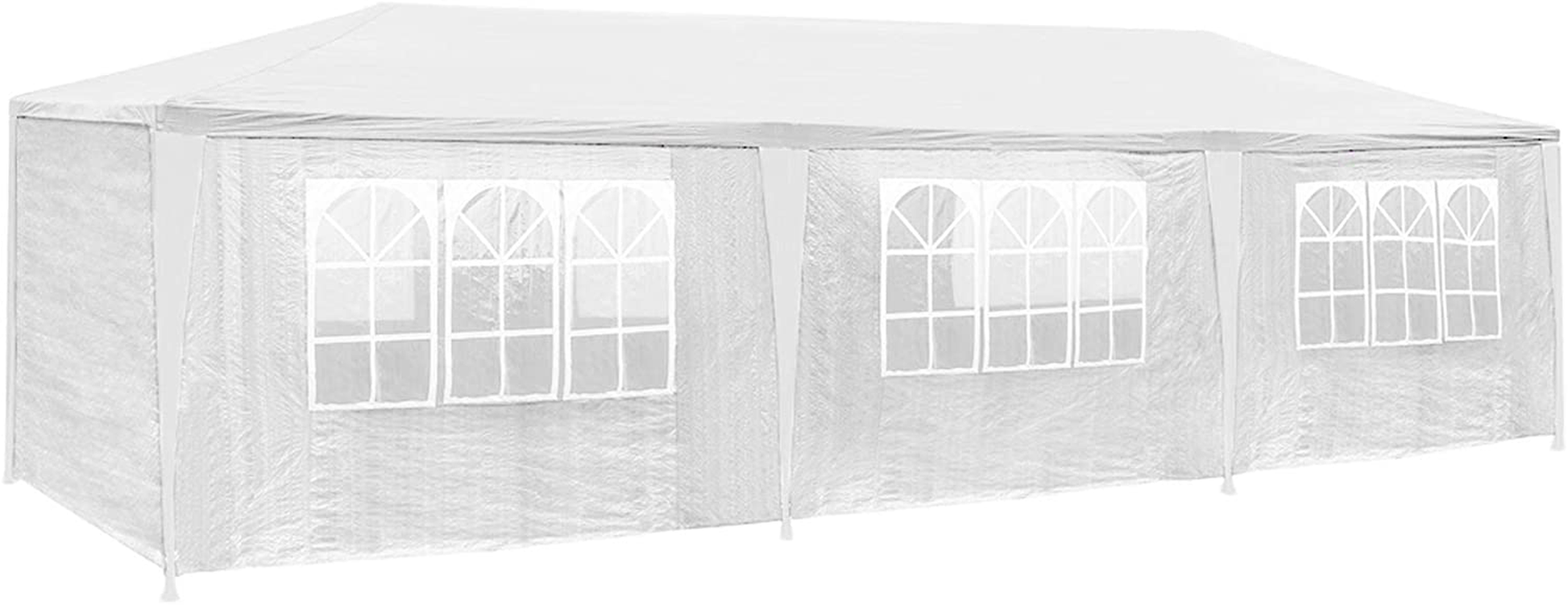 Gazebo Party Tent, Garden Tent, Event Gazebo - 3 x 9 m, 9 x 3 m + 8 Side Panels 