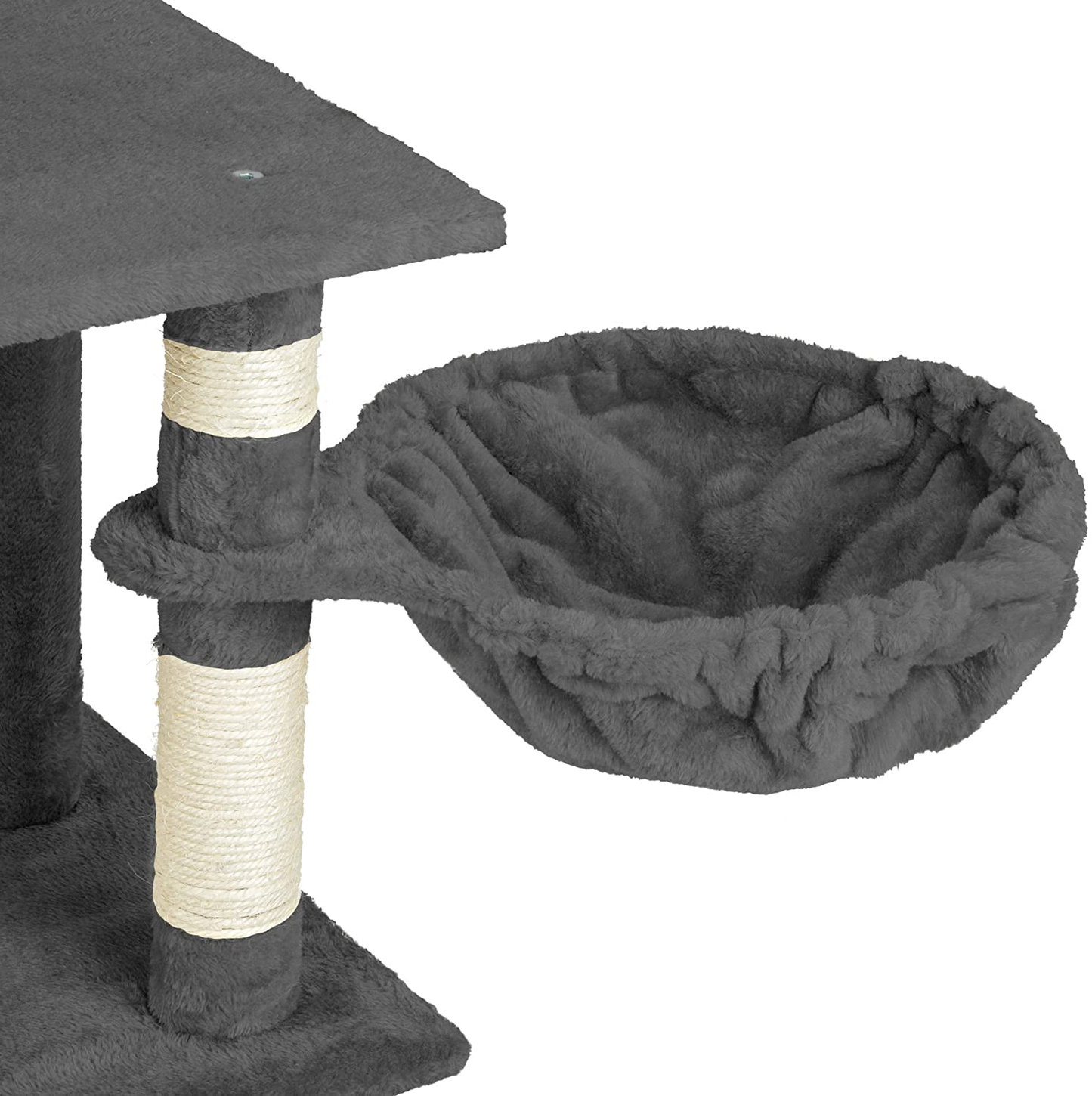 Cat Scratching Post with Many Cuddly and Play Possibilities 141 cm High Extra Wide Various Colours