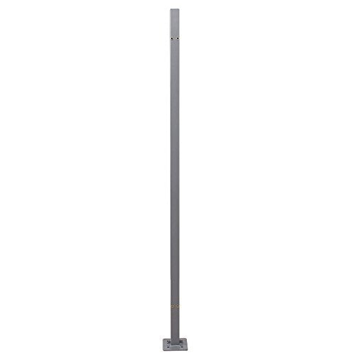 Cassette Holder Post, Retractable Single Side Awning Accessory, No Wall Mounting of Awning Required, Awning Accessories for Floor Mounting, 11.5 x 11.5 x 152 cm, Grey