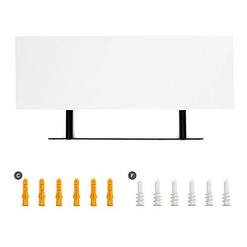 Floating Shelf, Wall Shelf for Photos, 60 cm, Decorations, in Living Room, Kitchen, Hallway, Bedroom, Bathroom, White