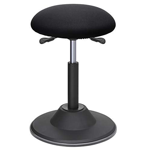 Active Sitting Balance Chair, Height Adjustable Work Stool, 360° Swivel Bar Stool, Seat Height 50-70 cm, with Anti-slip Bottom Pad