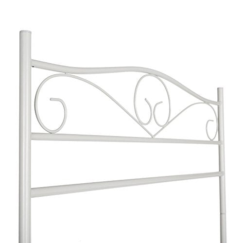 New Garment Coat Rack Clothes Rail Hanger 173 x 90 x 44.5 cm Cream