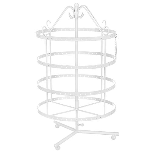 Jewellery Holder Jewellery Stand Metal Earring Necklace Bracelet Holder White