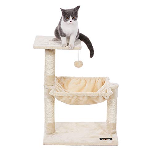 Cats Climb Tree Steady Cat Tree with Plush and Soft Hammock