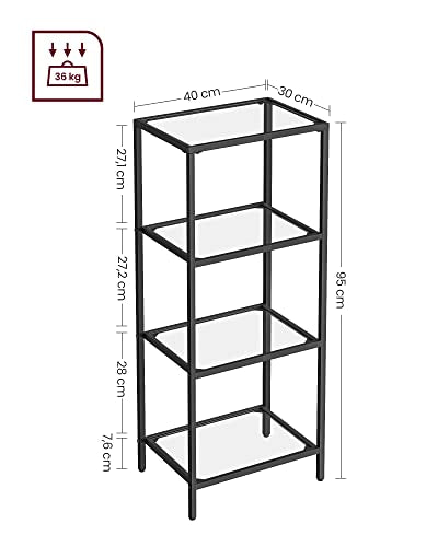 Bathroom Storage Shelf black