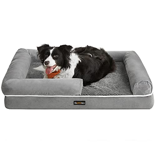 Dog Bed Orthopaedic Sofa Washable Non-Slip Grey