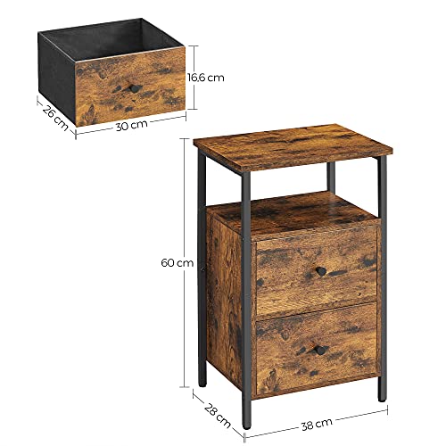 Bedside Table, 38 x 28 x 60