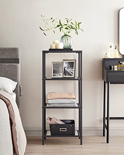 Bathroom Storage Shelf black