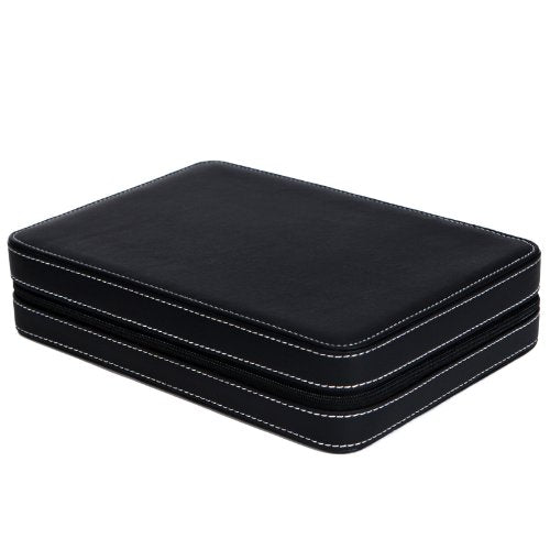 Zippered Portable Watch Storage Box Case for 8 Watches