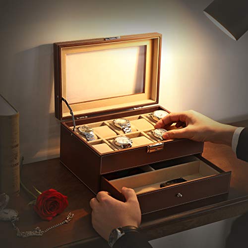 Watch-Holder Case for 10 Watches