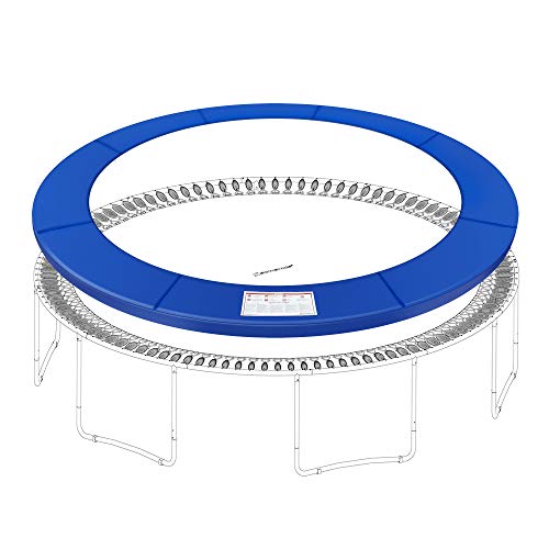 Replacement Trampoline Safety Pad, Standard Spring Cover for 12 ft Trampoline, 366 cm Diameter, 30 cm Wide, Removable, UV-Resistant, Tear-Resistant, Edge Protection, Blue