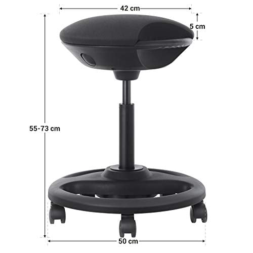 Active Sitting Balance Chair, Height Adjustable Work Stool