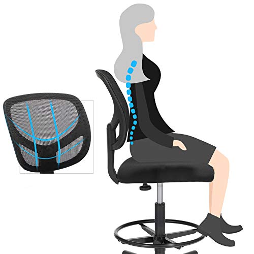 Mesh Drafting Stool Chair