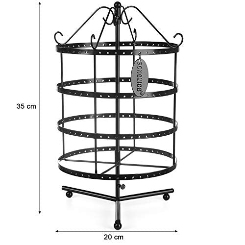 Jewellery Holder Jewellery Stand metal Earring Necklace Bracelet Holder black