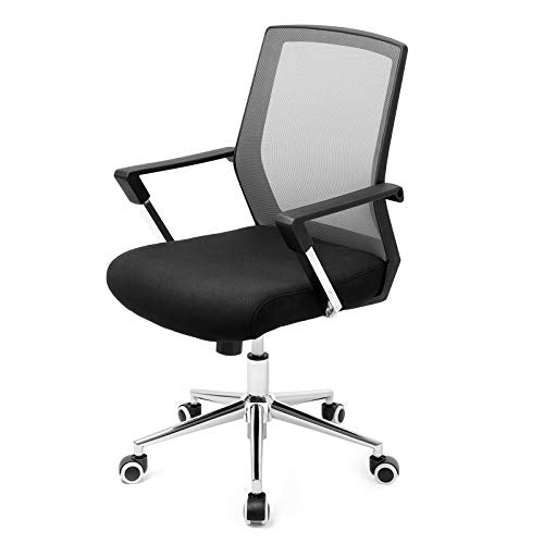 Swivel office chair, Back chair, Seat, Height adjustable, Gray , 61*55*102