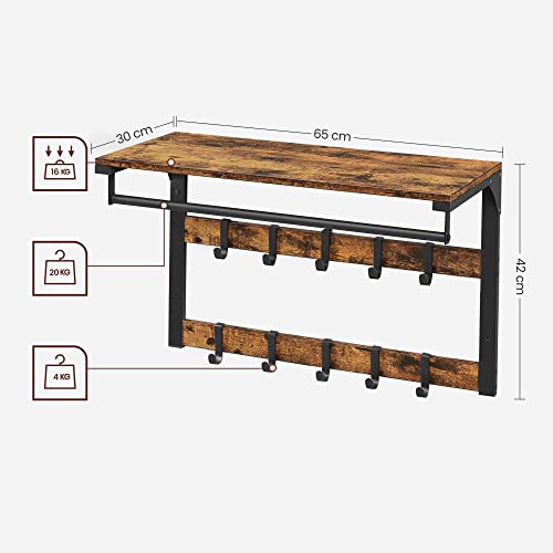 Coat Rack Wall-Mounted