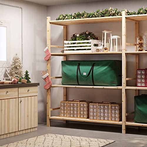 Christmas Tree Storage Bag, Tree Storage Container, Fits up to 9 ft (270 cm) Tree, Tree Holder Bag, Wear-Resistant, Water-Resistant 600D Oxford Fabric, Thick Handles, Green