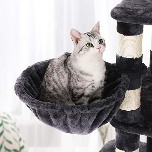 Cat Tree, Play Tower 164 cm, Smoky Grey