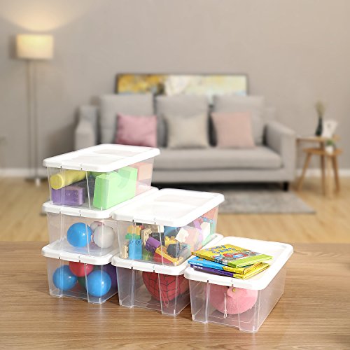 Set of 12 Shoe boxes Storage boxes for shoes Shoe storage box Transparent With plastic lid for shoes up to size 41