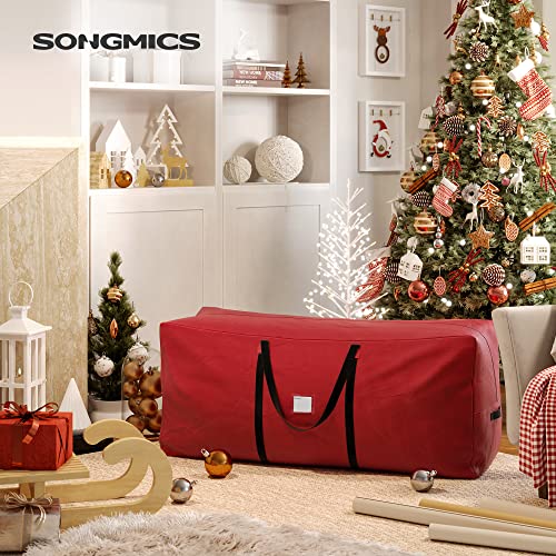 Christmas Tree Storage Bag, Tree Storage Container, Fits up to 9 ft (270 cm) Tree, Tree Holder Bag, Wear-Resistant, Water-Resistant 600D Oxford Fabric, Thick Handles, Red