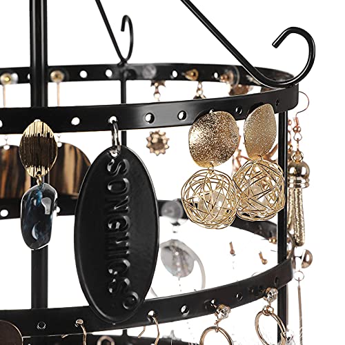 Jewellery Holder Jewellery Stand metal Earring Necklace Bracelet Holder black