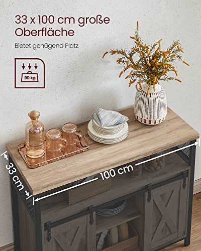 Dining Sideboard, Kitchen Cupboard, Storage Cabinet,108.5x43.5x20cm