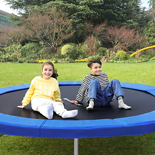 Replacement Trampoline Safety Pad, Standard Spring Cover for 12 ft Trampoline, 366 cm Diameter, 30 cm Wide, Removable, UV-Resistant, Tear-Resistant, Edge Protection, Blue