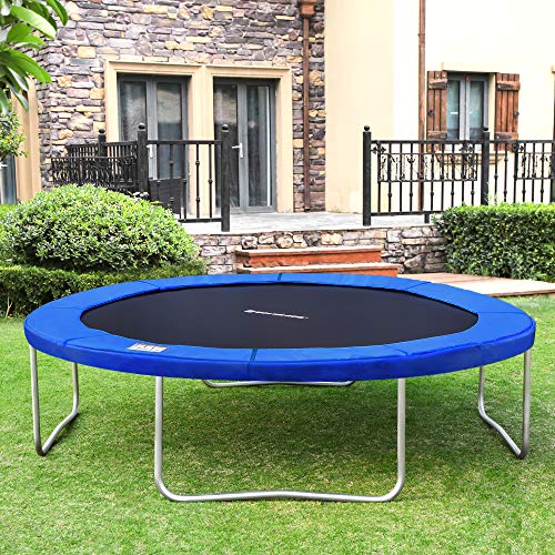 Replacement Trampoline Safety Pad, Standard Spring Cover for 12 ft Trampoline, 366 cm Diameter, 30 cm Wide, Removable, UV-Resistant, Tear-Resistant, Edge Protection, Blue