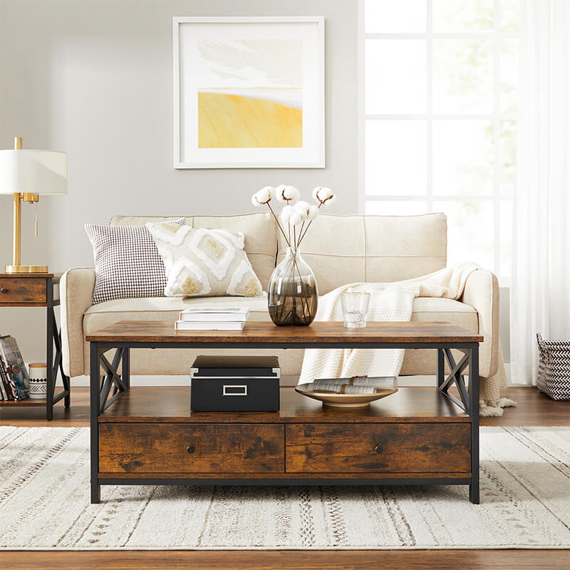 Coffee Table With Drawers