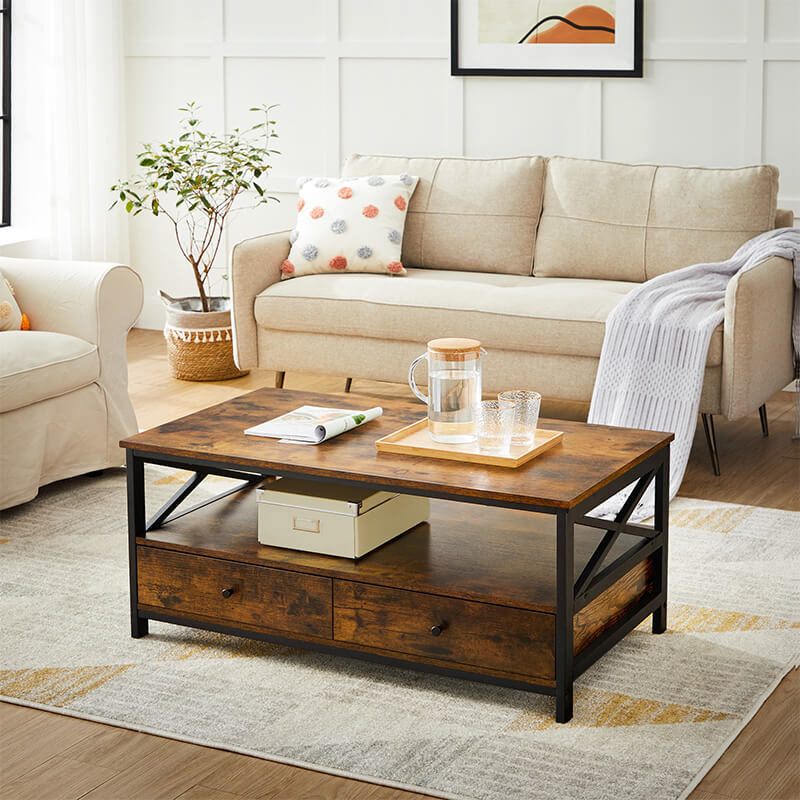 Coffee Table With Drawers