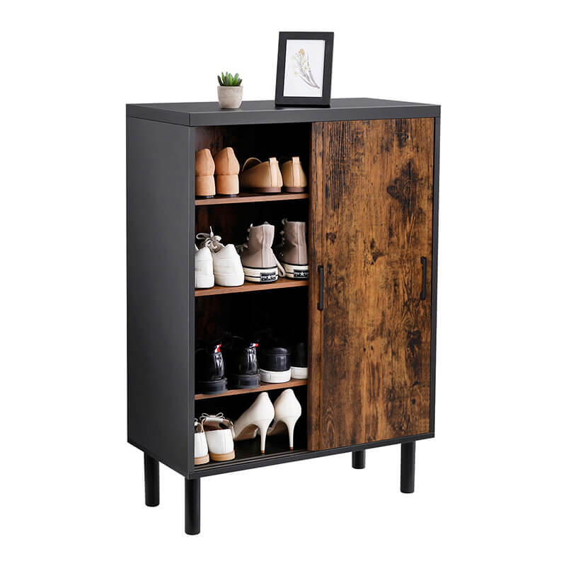 Storage cabinet with shelves