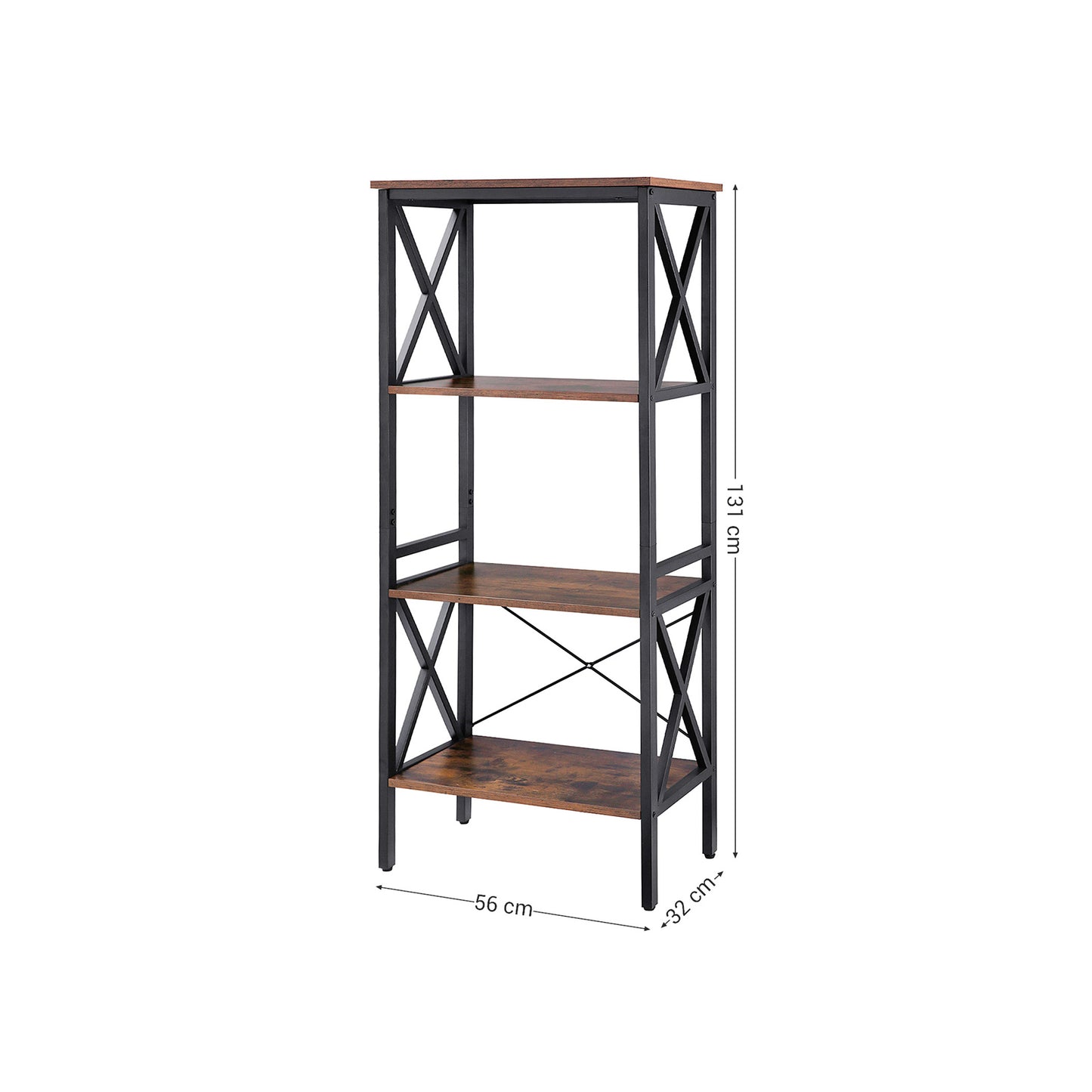 stand shelf with 4 levels