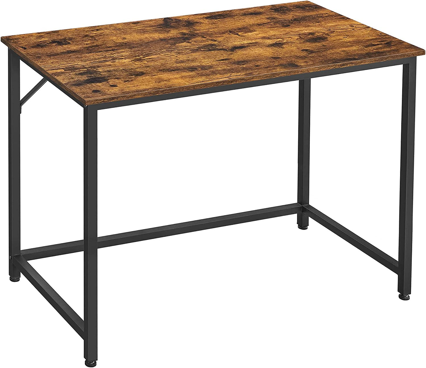 Computer Desk, Writing Desk, Small Office Table, 50 x 100 x 75 cm, Study, Home Office, Simple Assembly, Steel, Industrial Design, Rustic Brown and Black