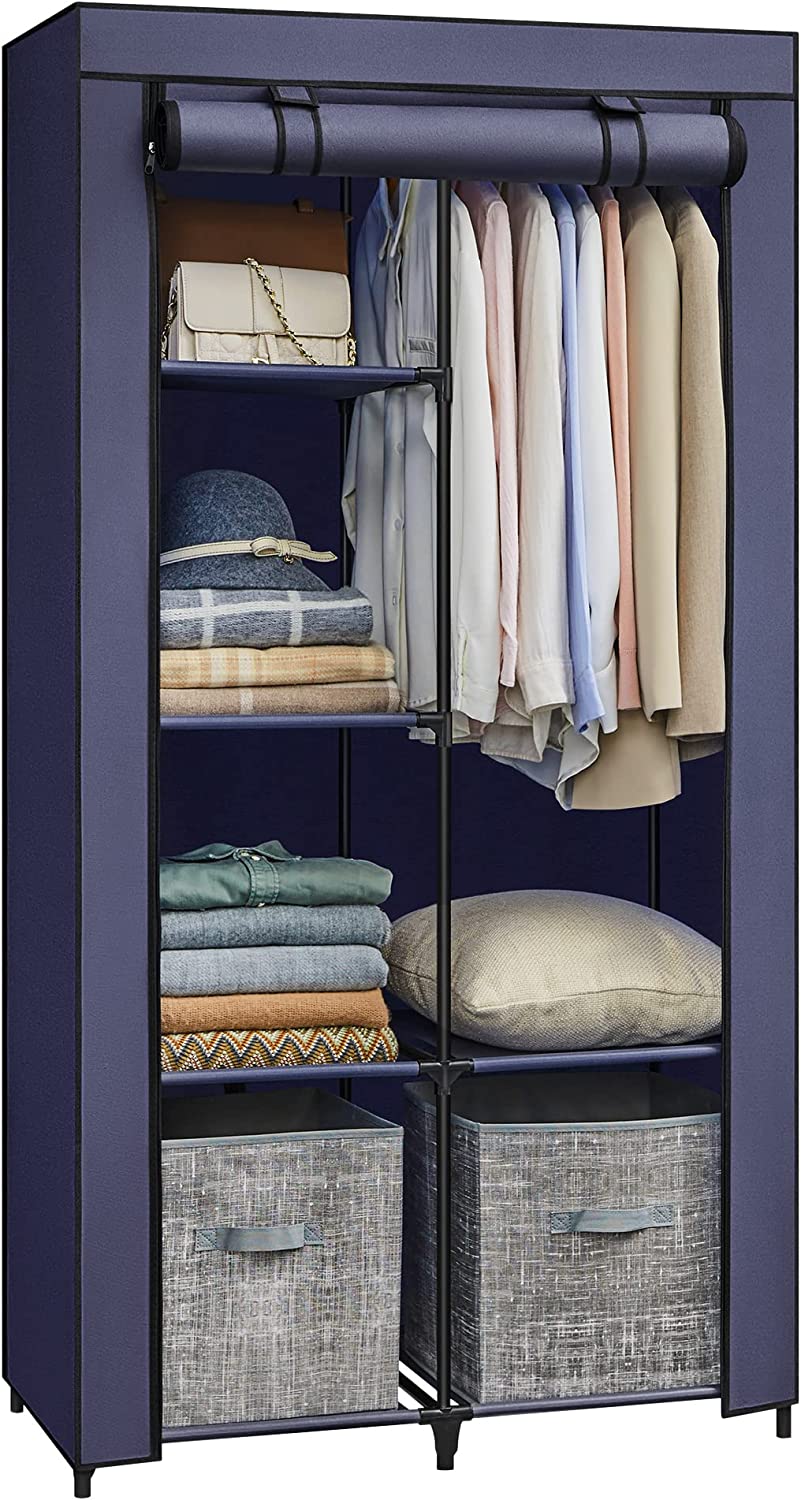 Wardrobe with 1 Clothes Rail